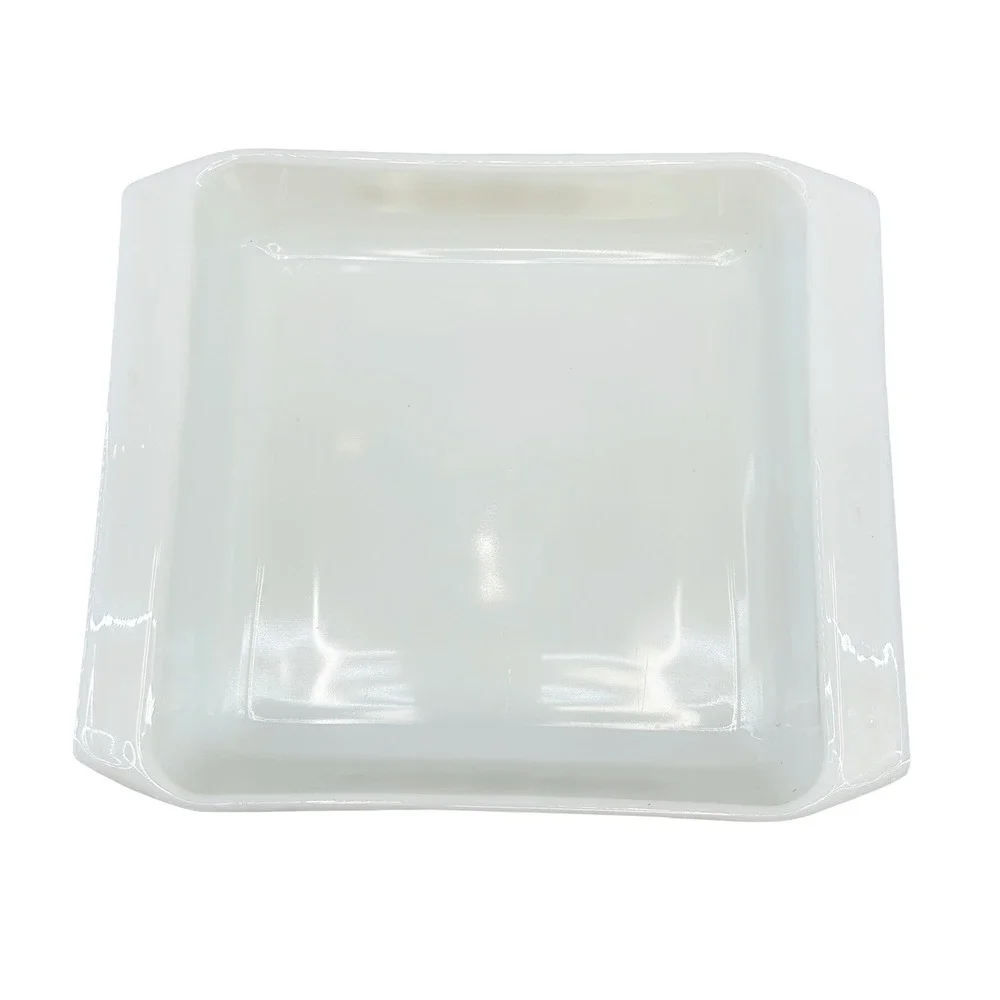 VINTAGE PYREX 922 Square Casserole Dish • Butterfly gold, white • 8